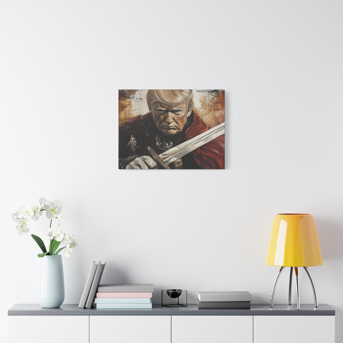 Heroic Canvas Art - Dramatic Portrait of a Leader