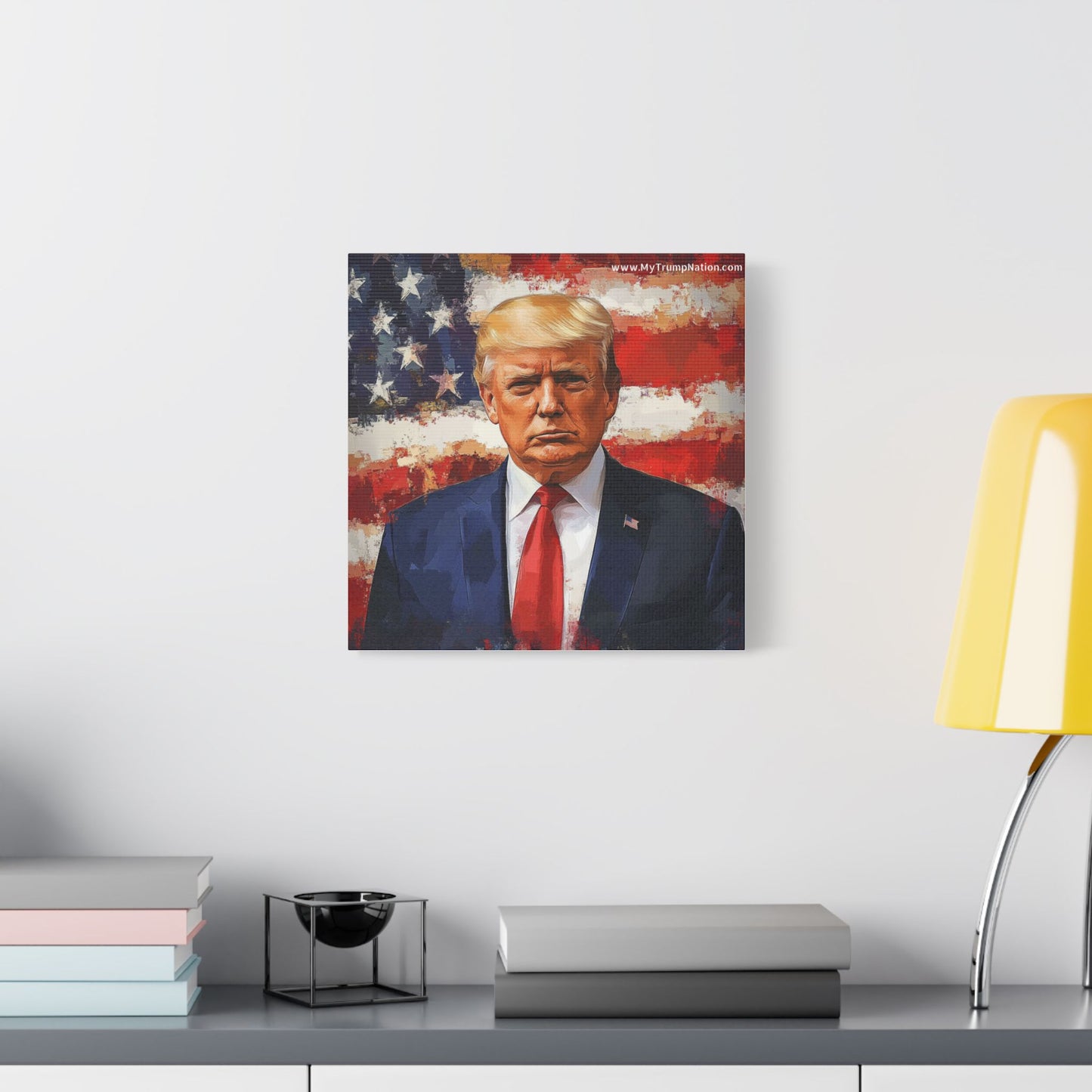 Donald Trump Patriotic Canvas Art