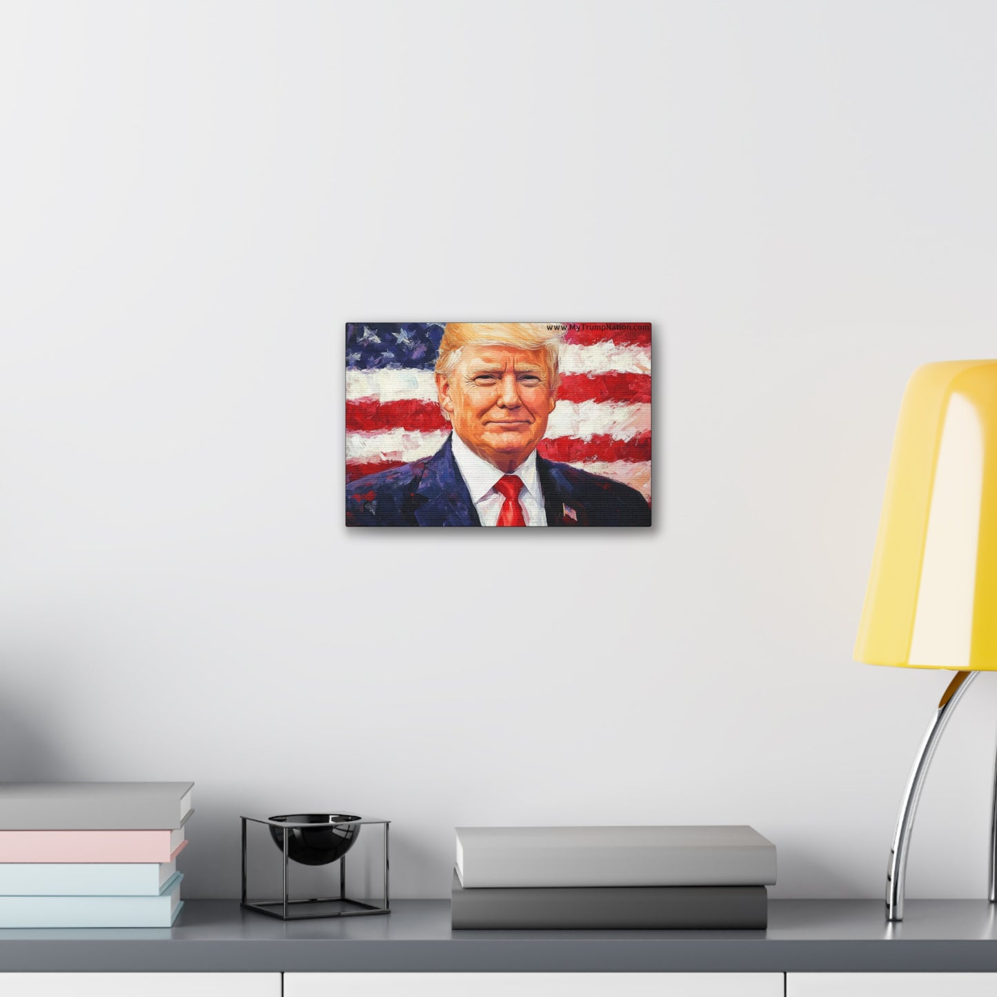 Donald Trump Patriotic Canvas Art