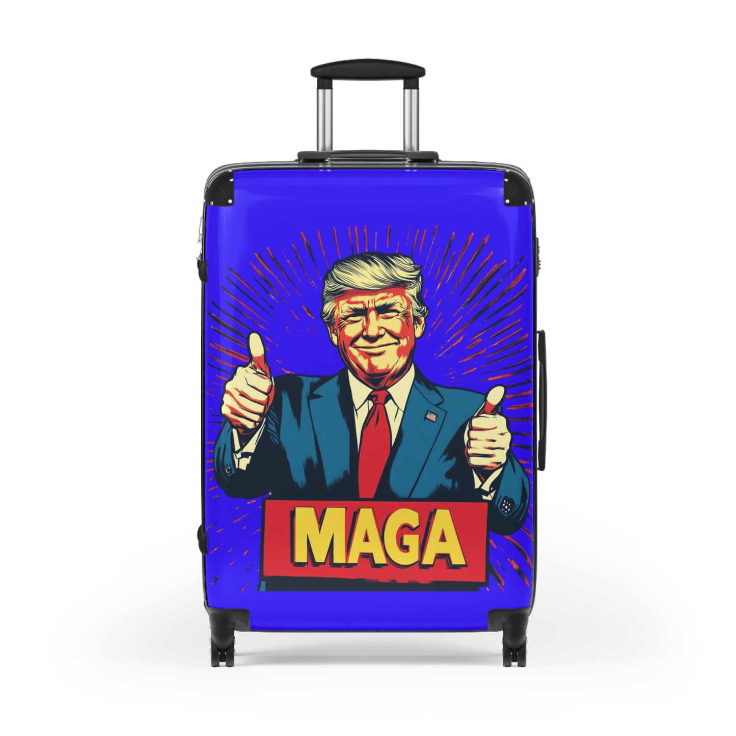 MAGA Travel Suitcase - Vibrant Carry-On for Political Enthusiasts