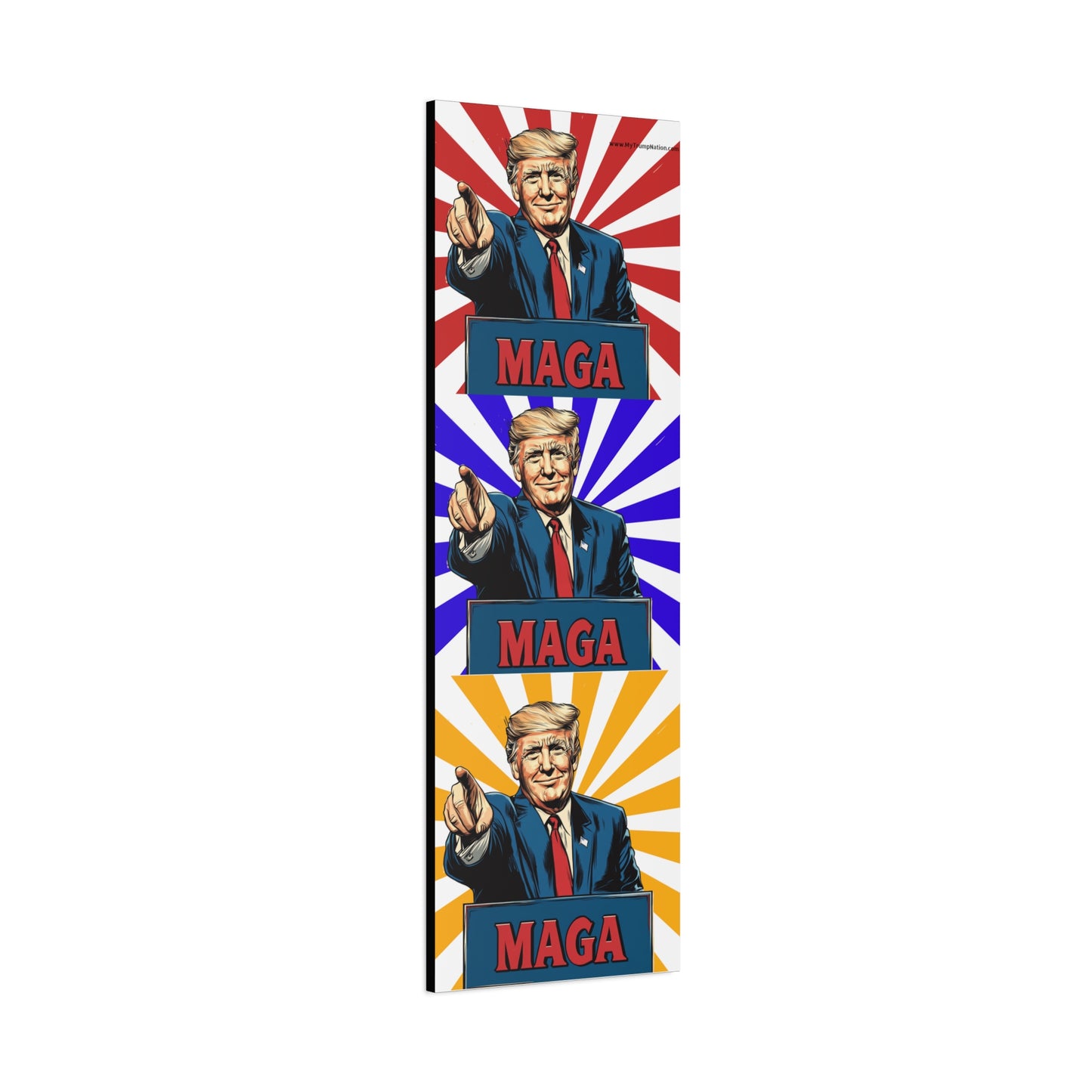Political Statement Canvas Art - Motivational Trump Design