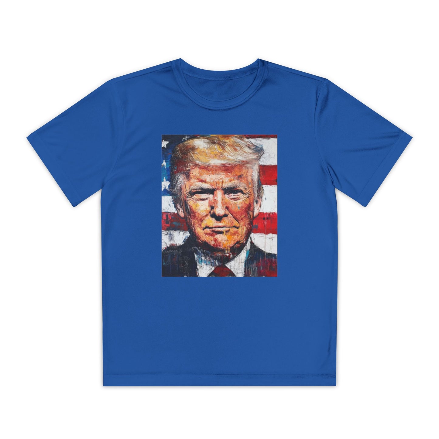 Youth Competitor Tee - Patriotic Donald Trump Art Shirt