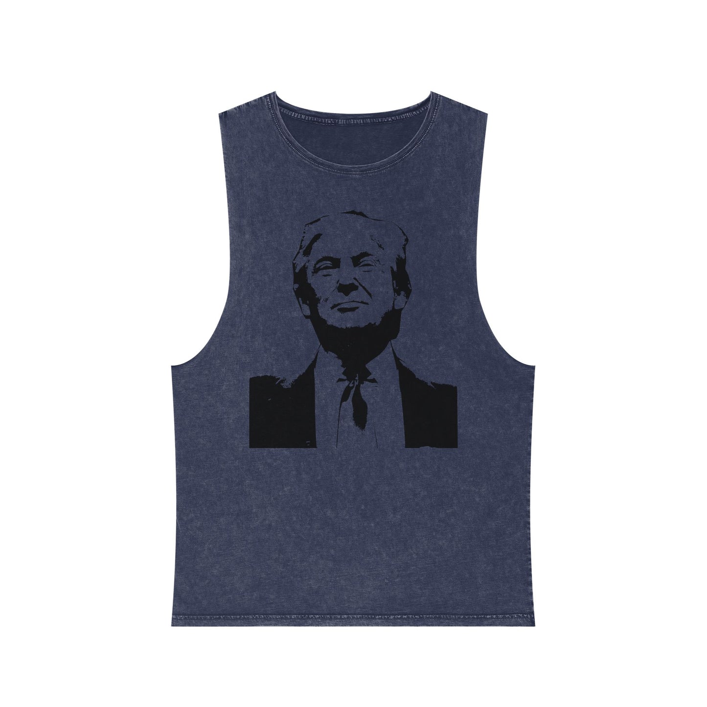 Unisex Stonewash Tank Top - Vintage Style Trump Graphic