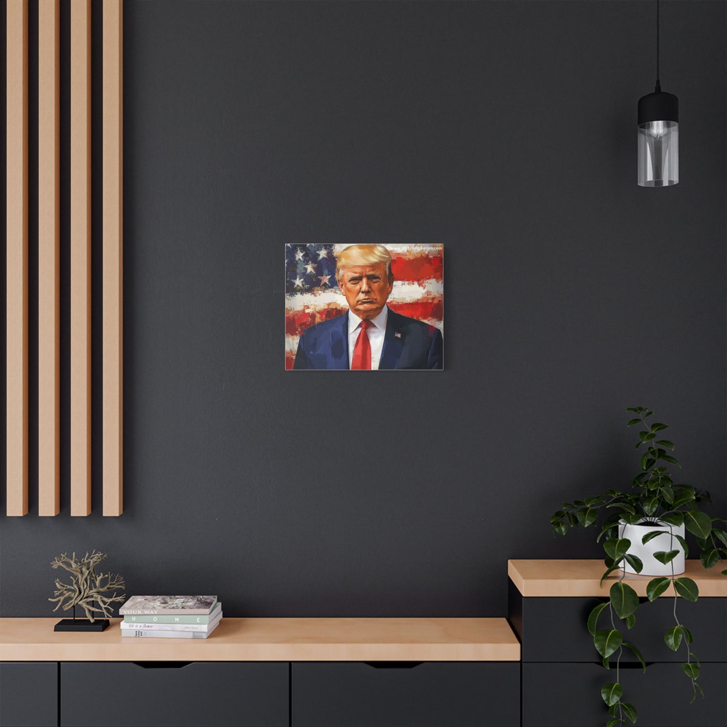 Donald Trump Patriotic Canvas Art