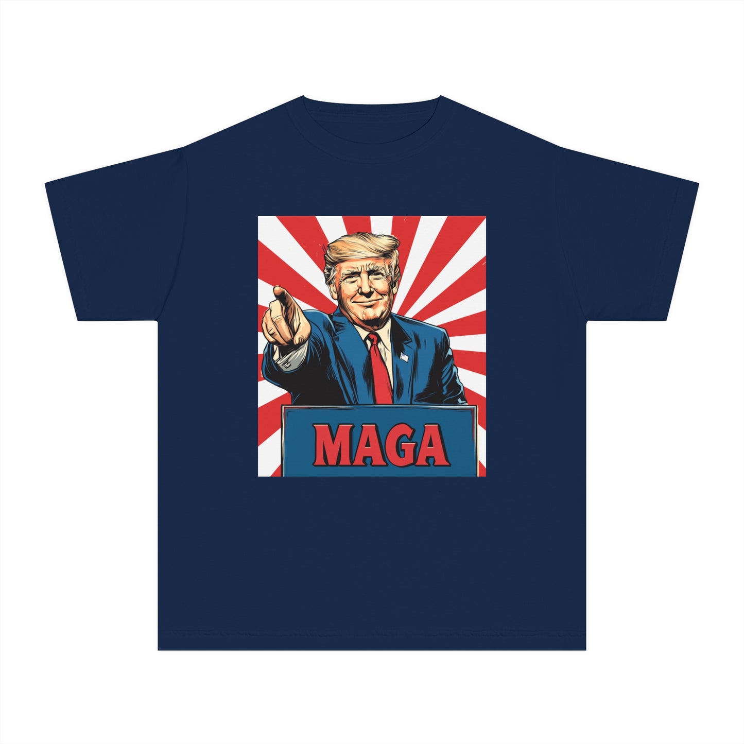 Youth Midweight Tee - MAGA Graphic T-Shirt for Kids