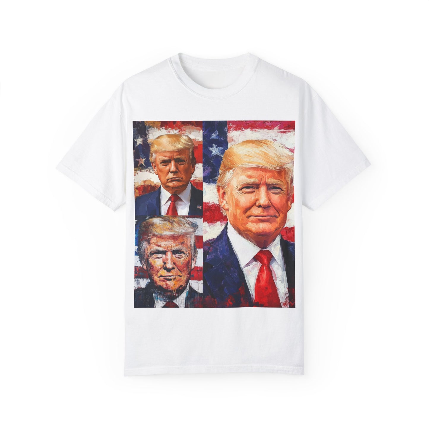 Donald Trump Patriotic Multi-Portrait T-Shirt