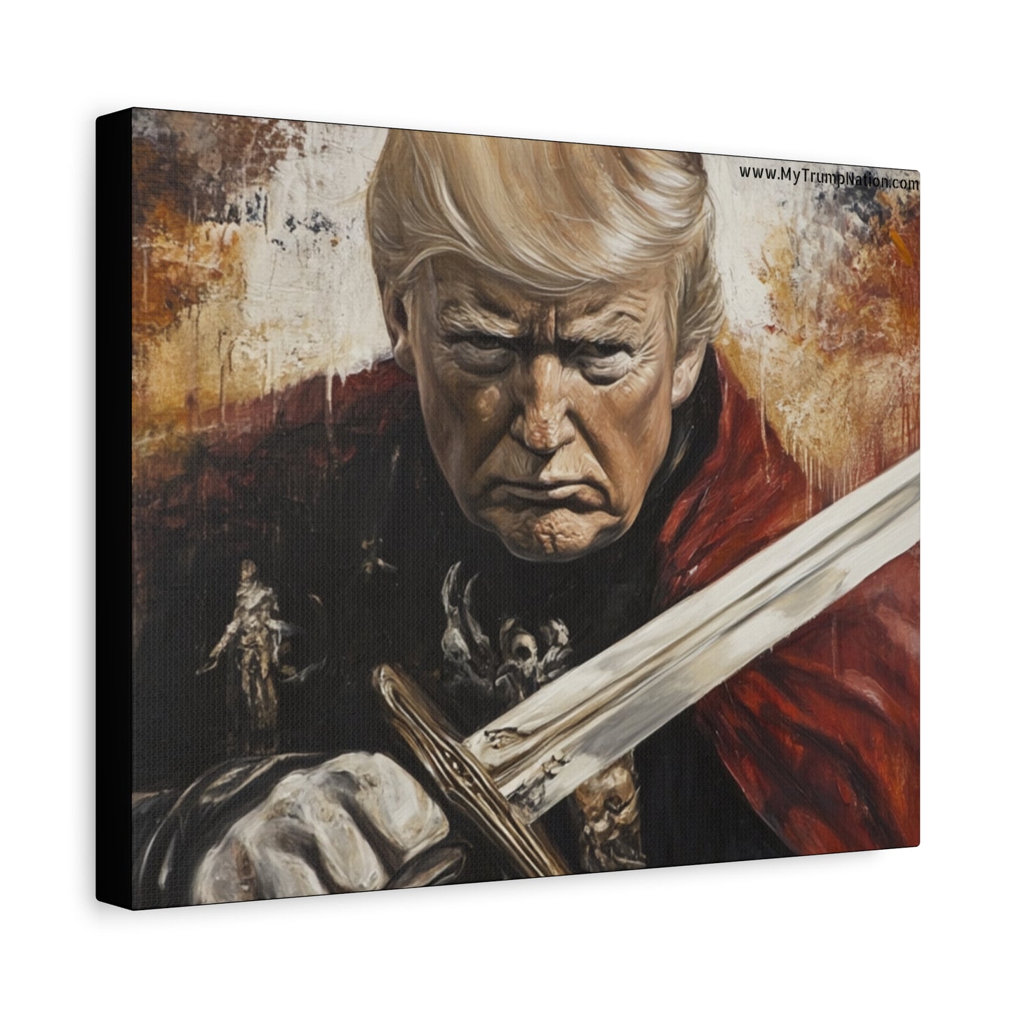 Heroic Canvas Art - Dramatic Portrait of a Leader