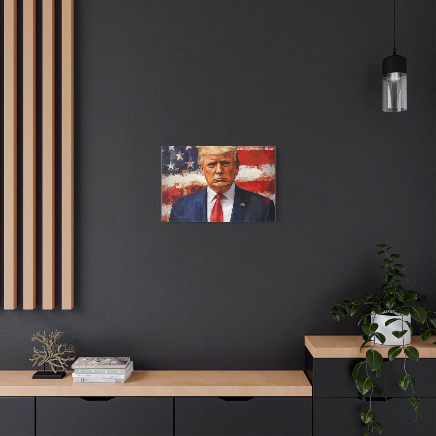Donald Trump Patriotic Canvas Art