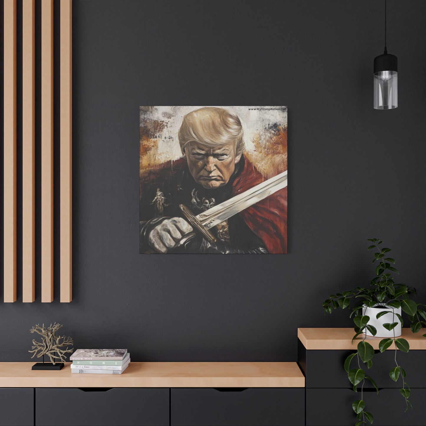 Heroic Canvas Art - Dramatic Portrait of a Leader