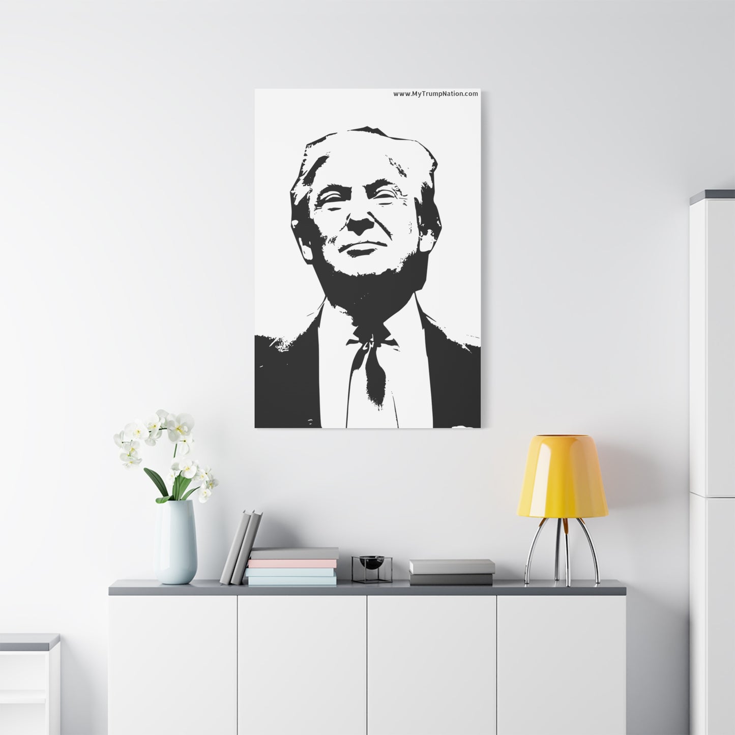 Bold Trump Canvas Art - Stretched Matte Wall Decor