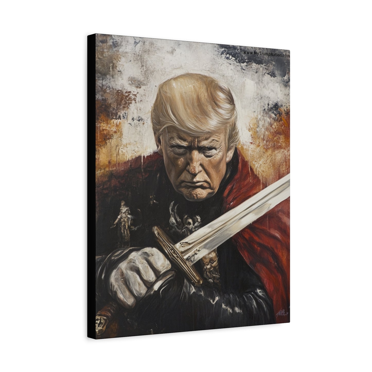Heroic Canvas Art - Dramatic Portrait of a Leader