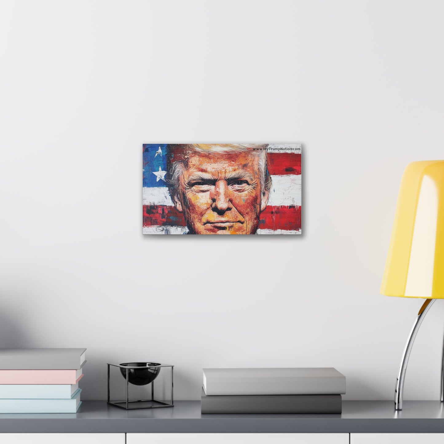 Donald Trump Patriotic Canvas Art
