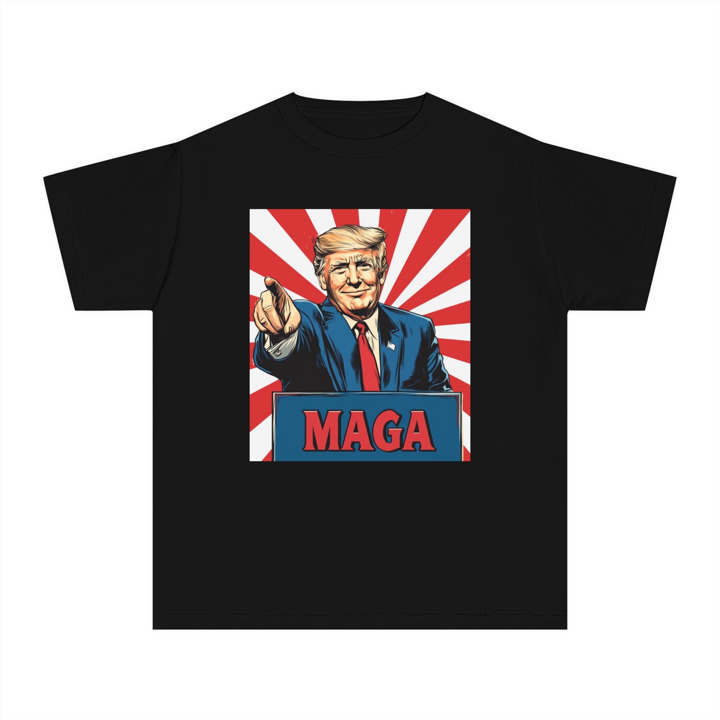 Youth Midweight Tee - MAGA Graphic T-Shirt for Kids
