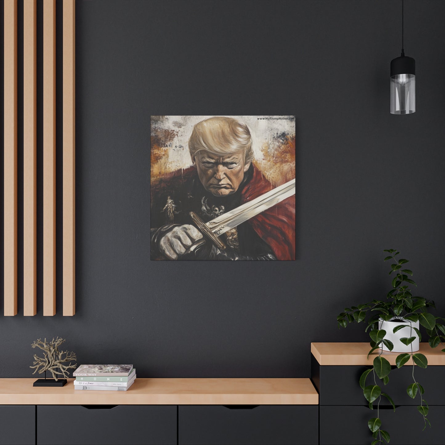 Heroic Canvas Art - Dramatic Portrait of a Leader