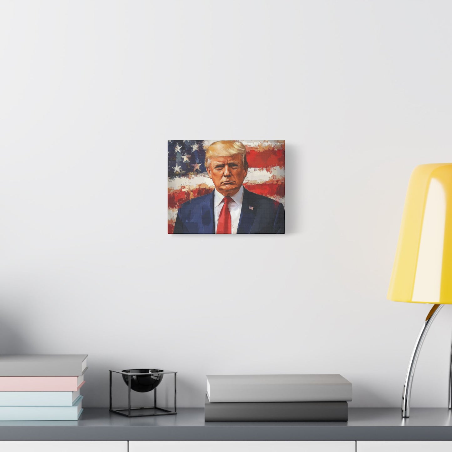 Donald Trump Patriotic Canvas Art
