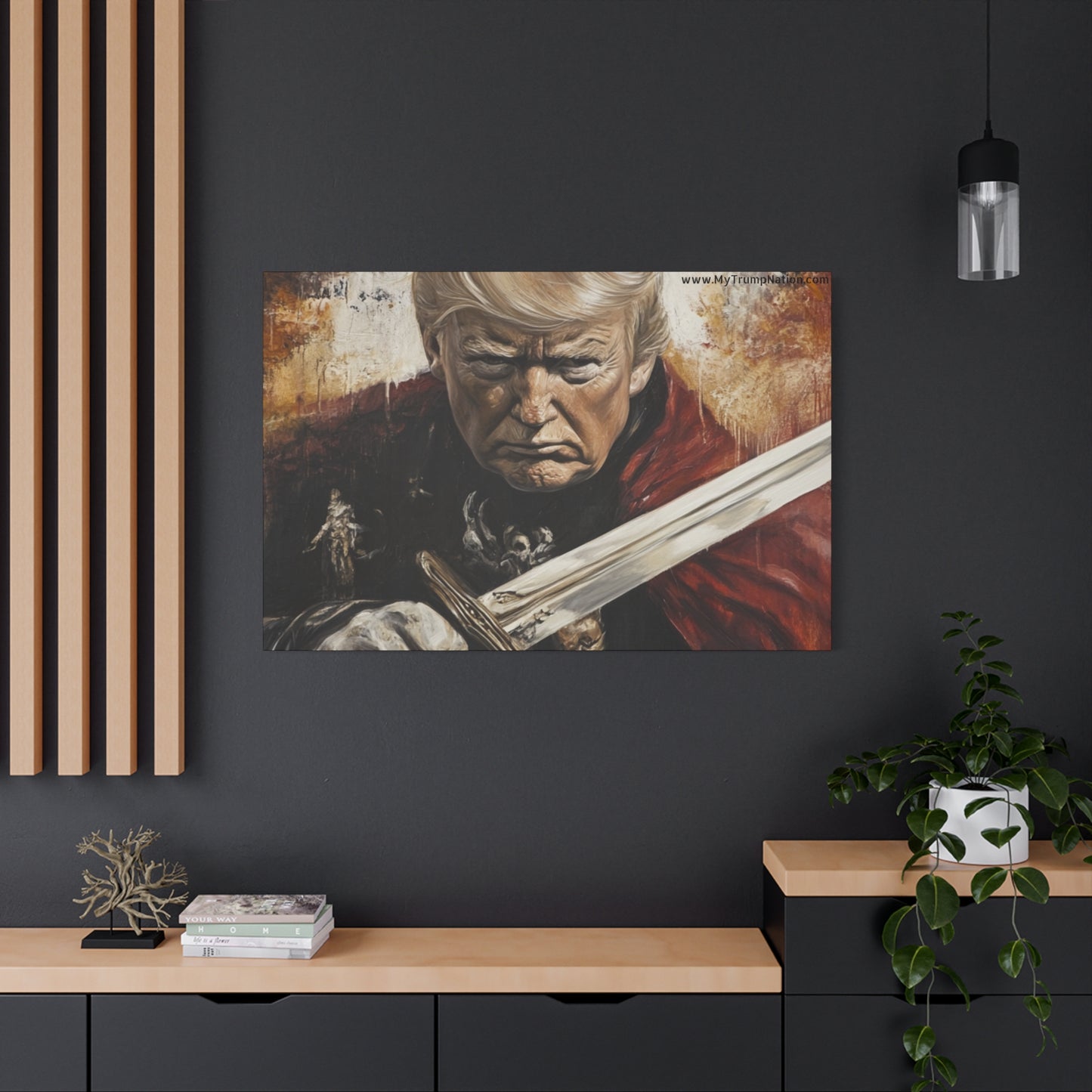 Heroic Canvas Art - Dramatic Portrait of a Leader