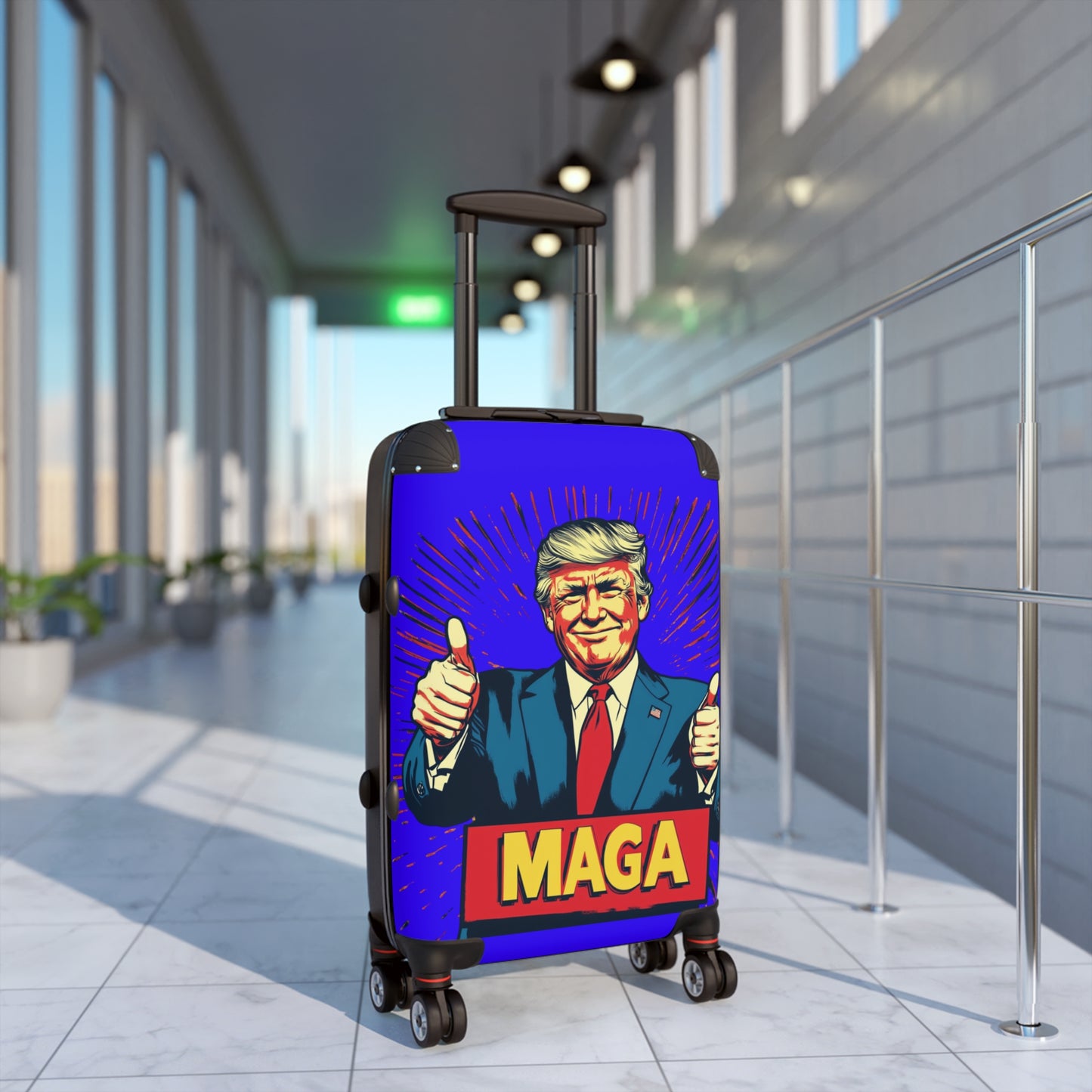 MAGA Travel Suitcase - Vibrant Carry-On for Political Enthusiasts