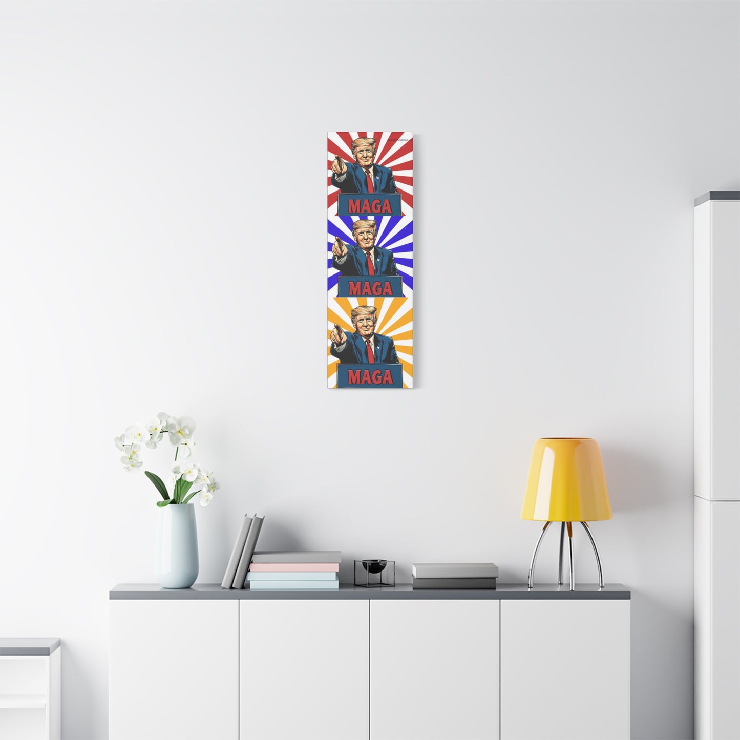 Political Statement Canvas Art - Motivational Trump Design