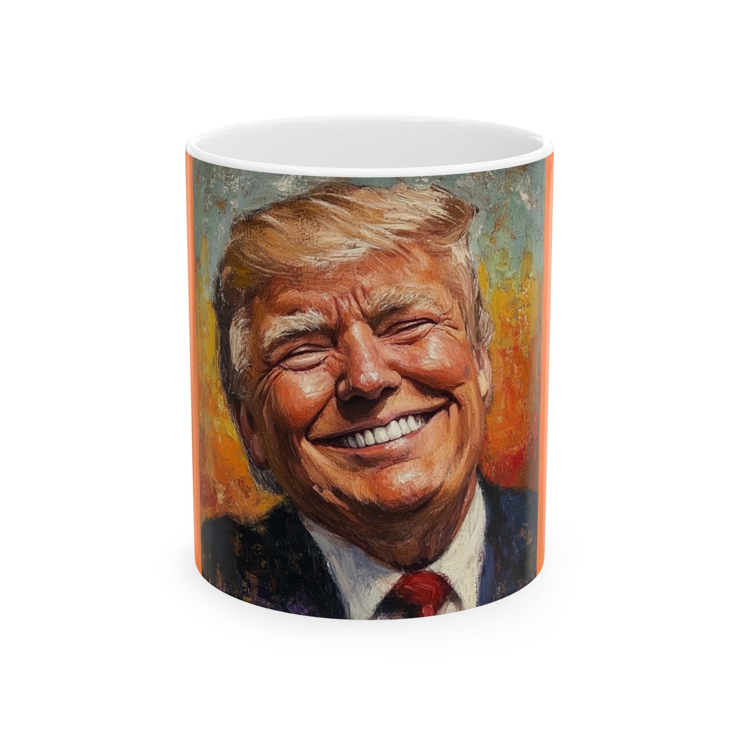 Donald Trump Smiling Portrait Ceramic Mug