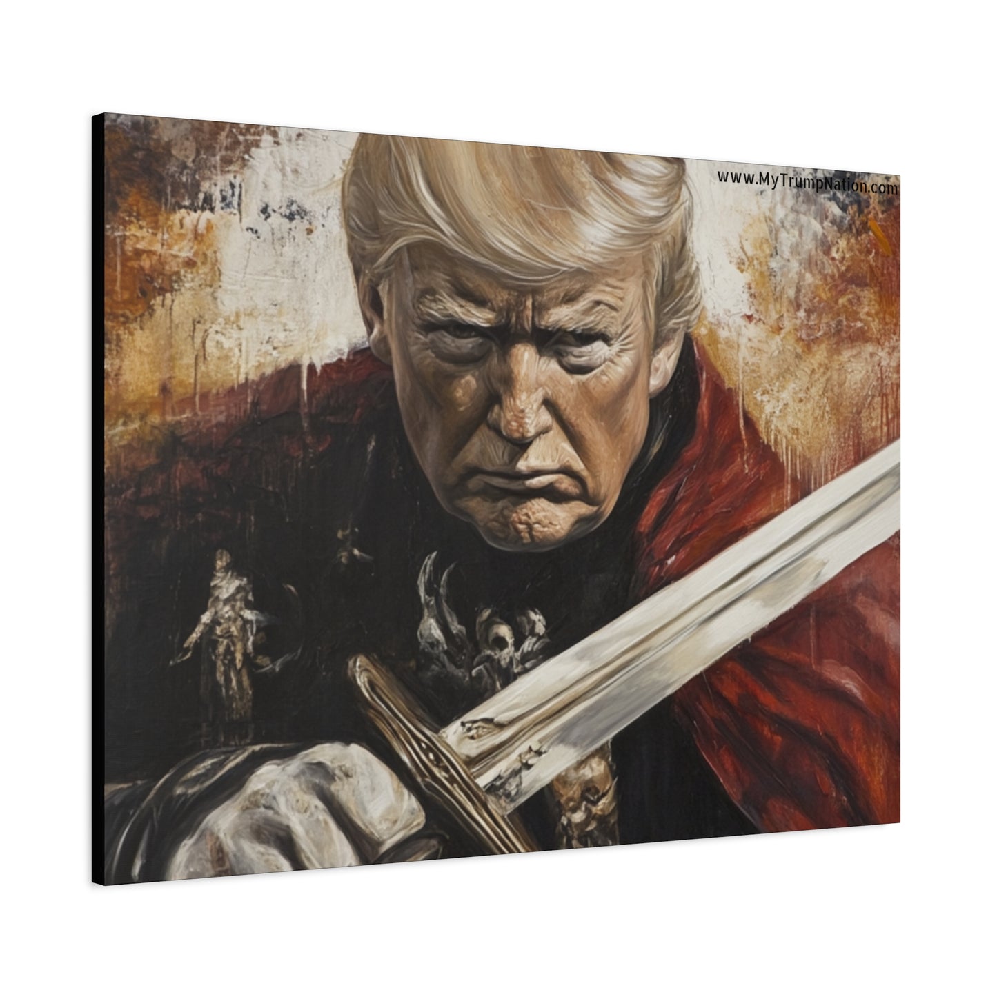 Heroic Canvas Art - Dramatic Portrait of a Leader