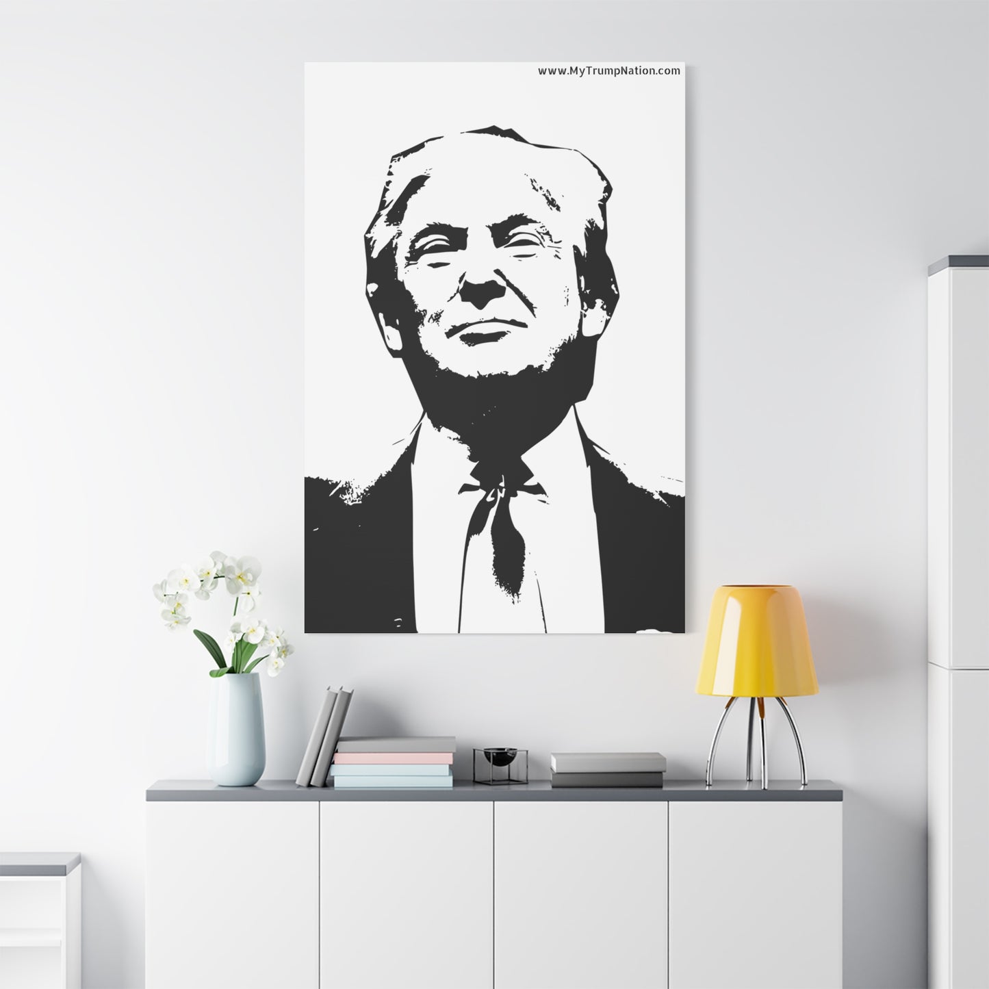Bold Trump Canvas Art - Stretched Matte Wall Decor