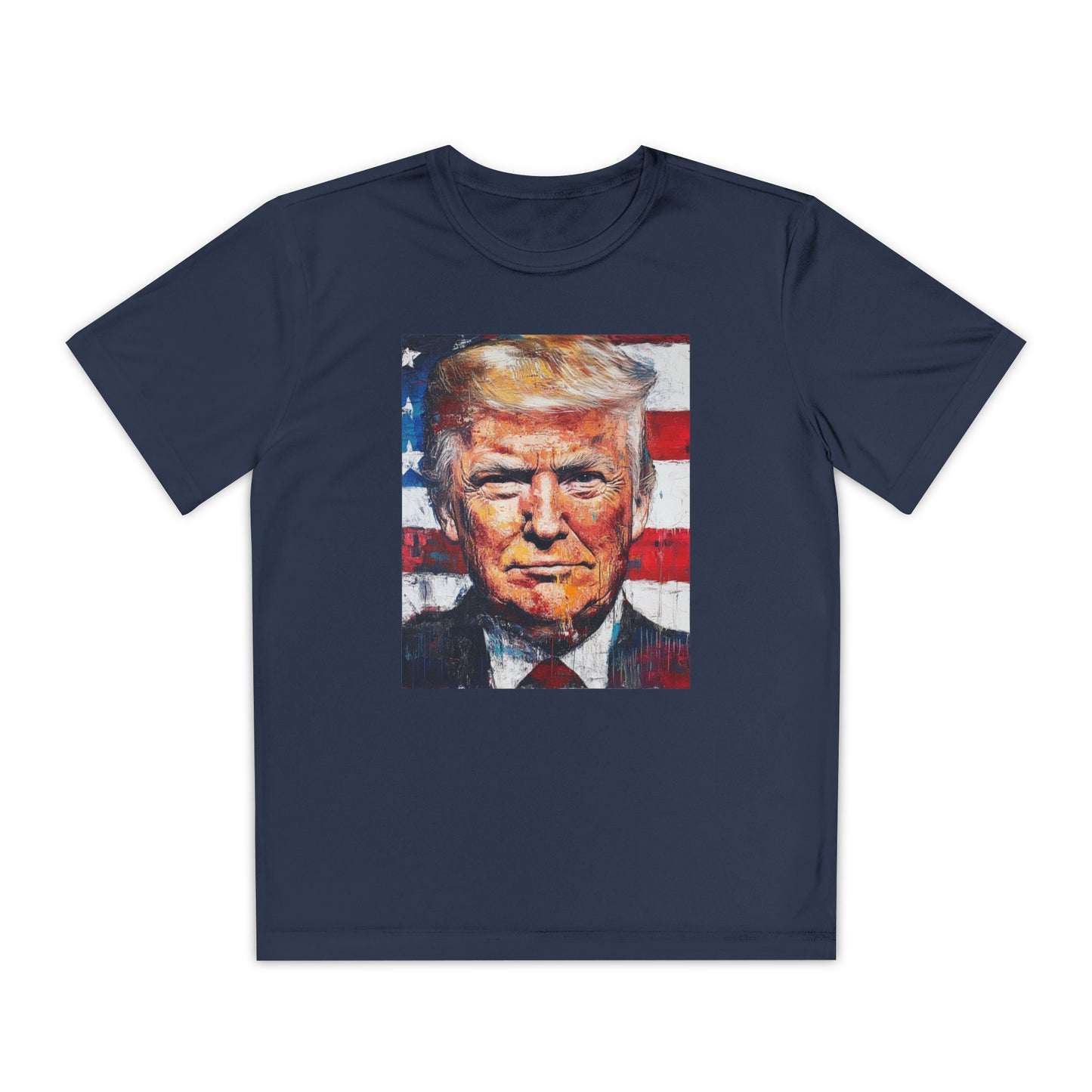 Youth Competitor Tee - Patriotic Donald Trump Art Shirt