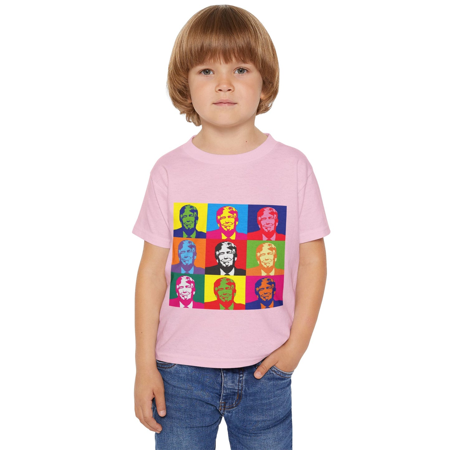 Colorful Pop Art Toddler T-Shirt - Fun & Playful Design