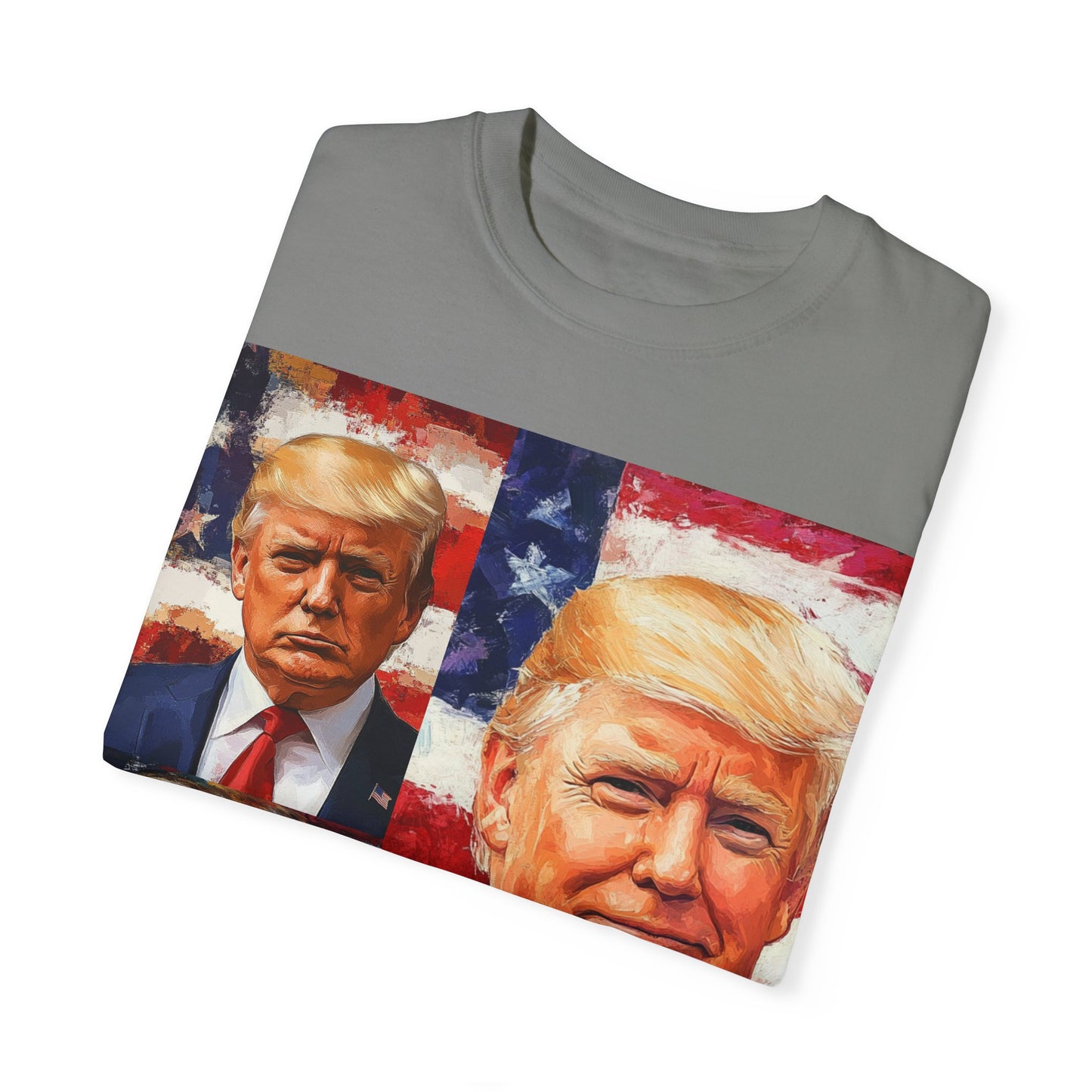 Donald Trump Patriotic Multi-Portrait T-Shirt
