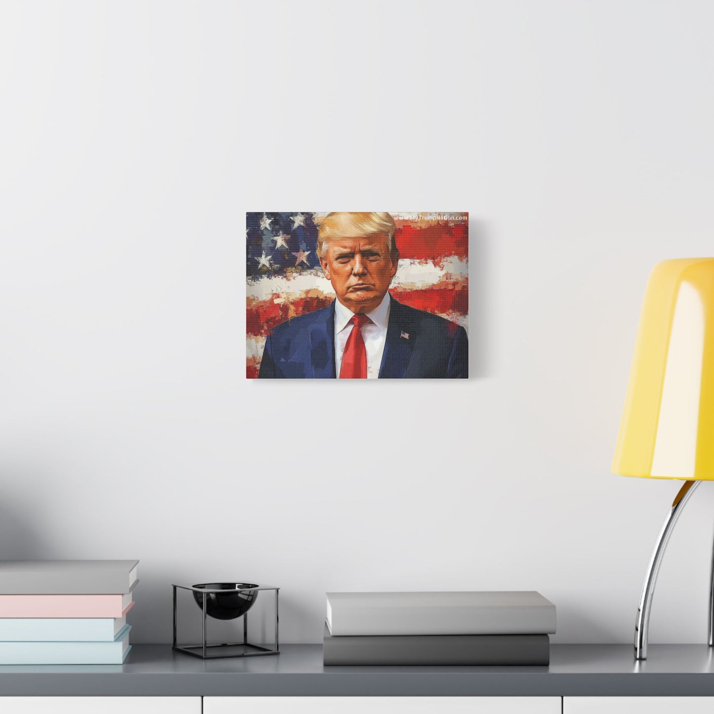 Donald Trump Patriotic Canvas Art