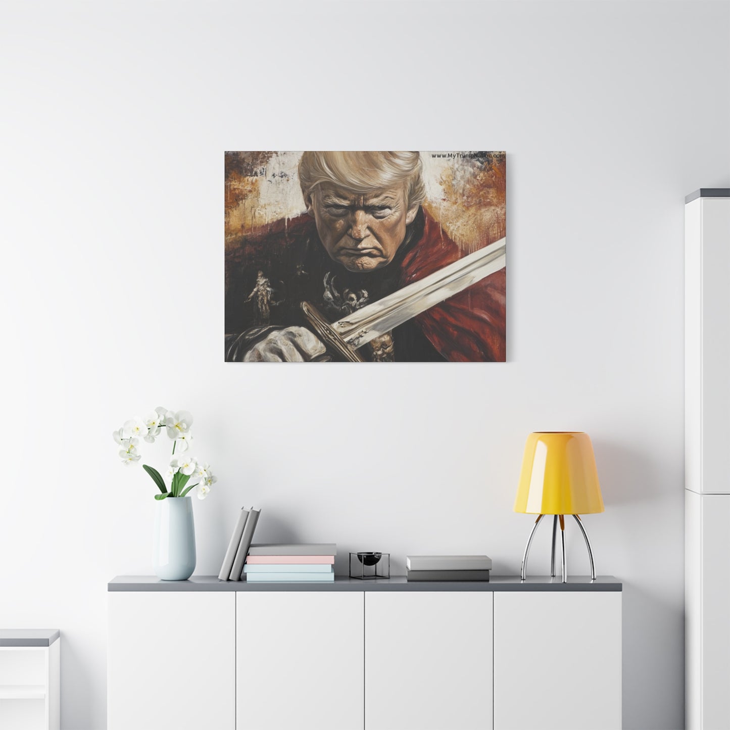 Heroic Canvas Art - Dramatic Portrait of a Leader