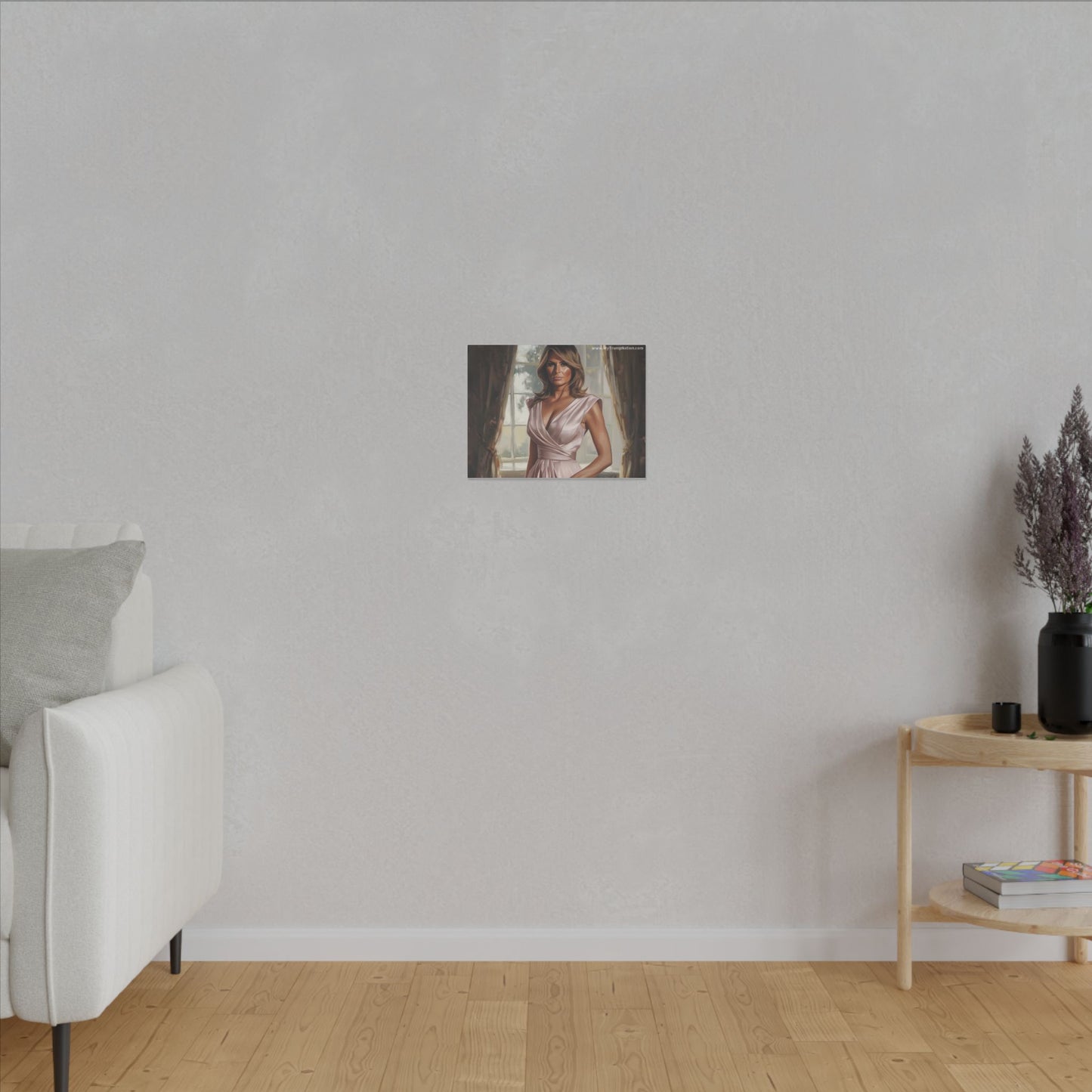Melania Trump Elegant Canvas Art