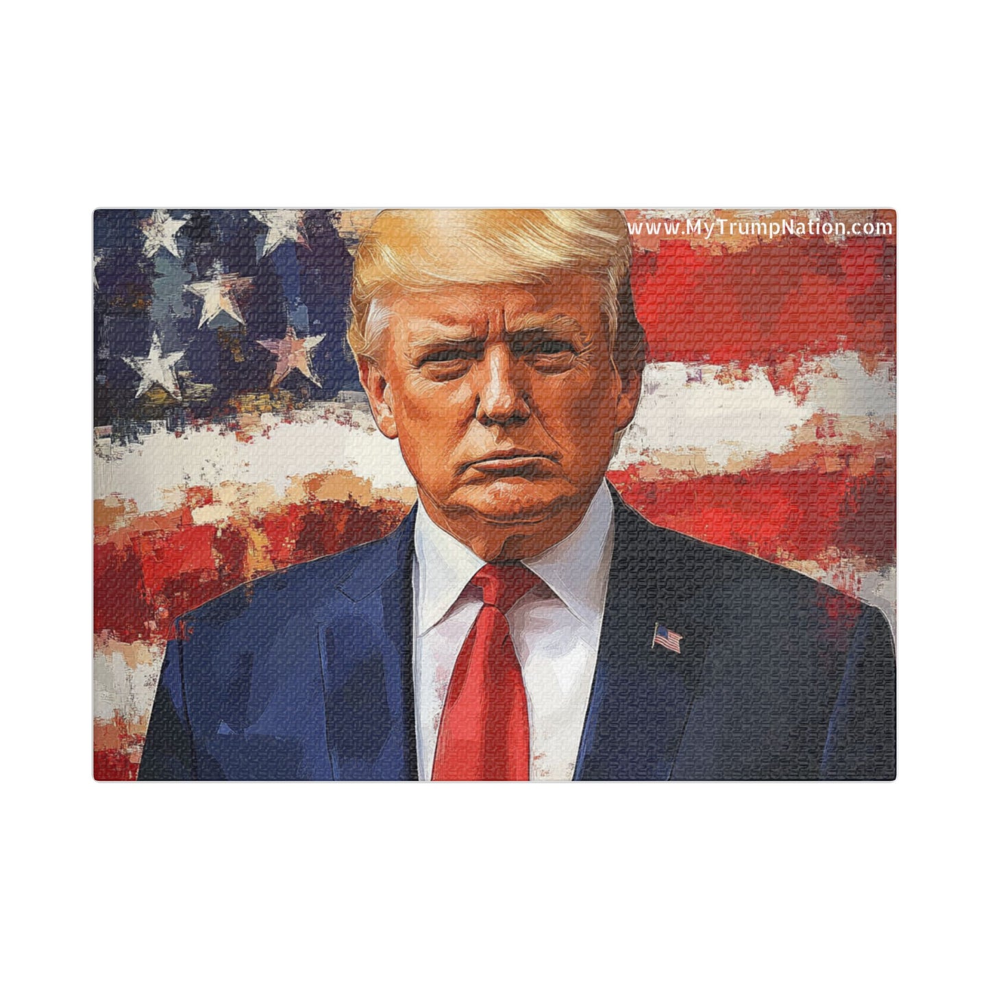 Donald Trump Patriotic Canvas Art