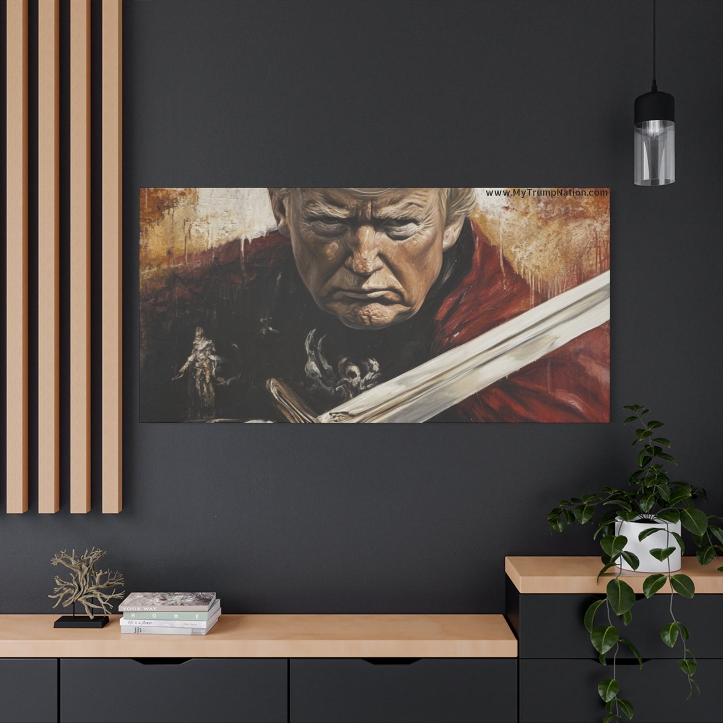 Heroic Canvas Art - Dramatic Portrait of a Leader