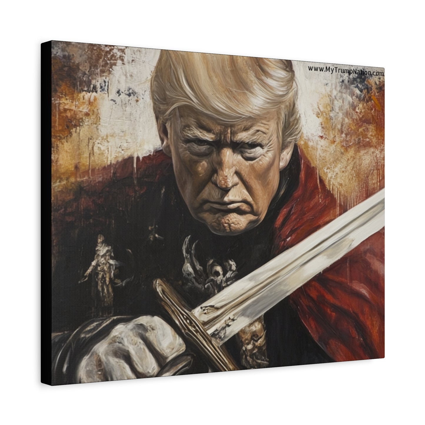 Heroic Canvas Art - Dramatic Portrait of a Leader