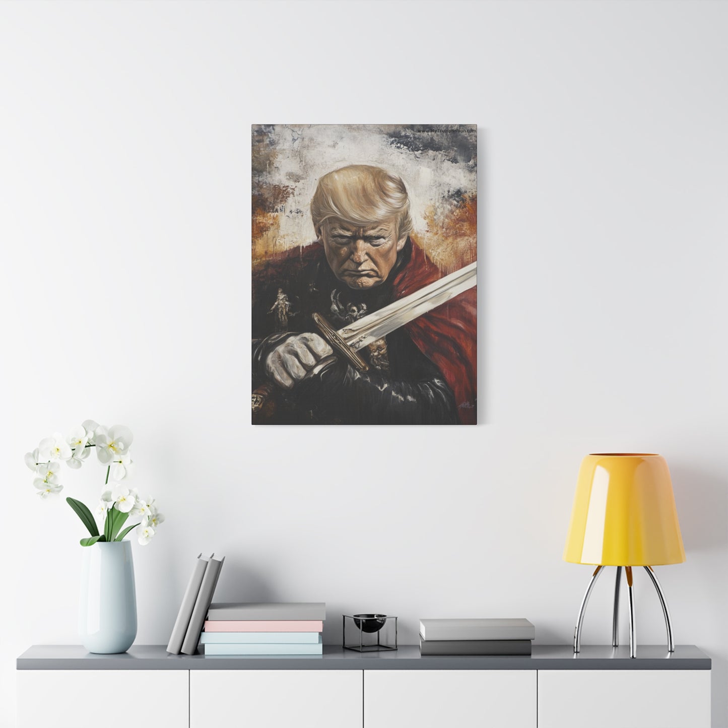 Heroic Canvas Art - Dramatic Portrait of a Leader