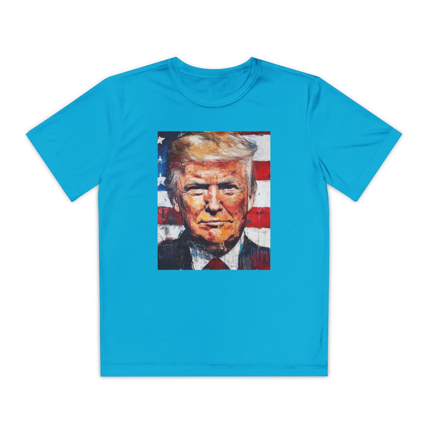 Youth Competitor Tee - Patriotic Donald Trump Art Shirt