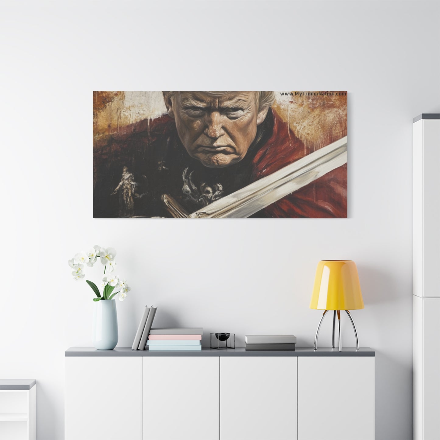Heroic Canvas Art - Dramatic Portrait of a Leader