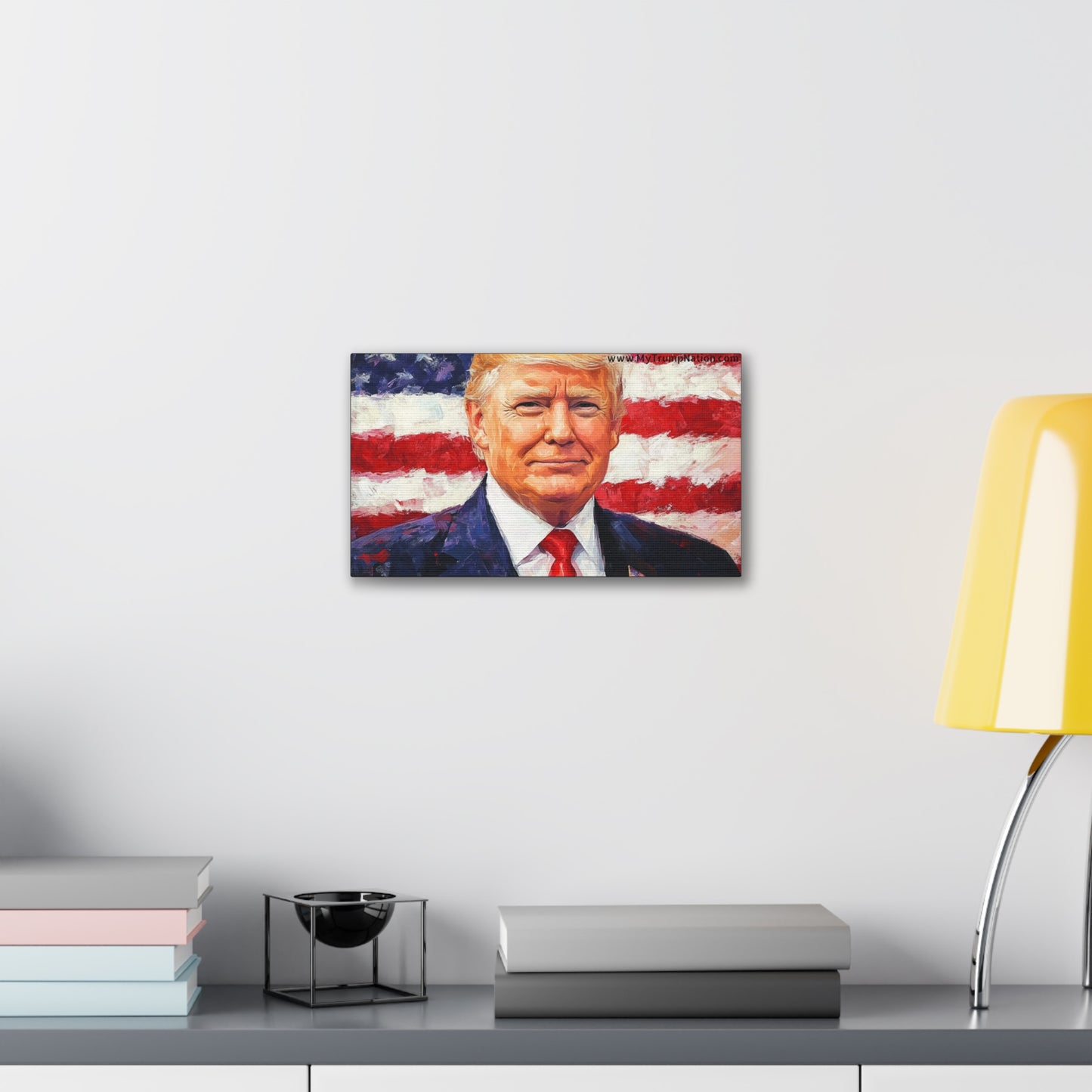 Donald Trump Patriotic Canvas Art