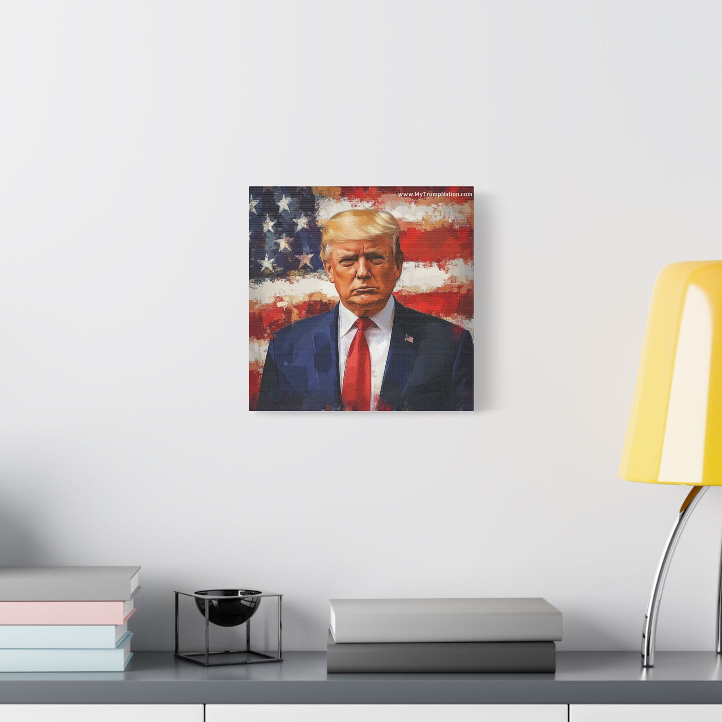 Donald Trump Patriotic Canvas Art