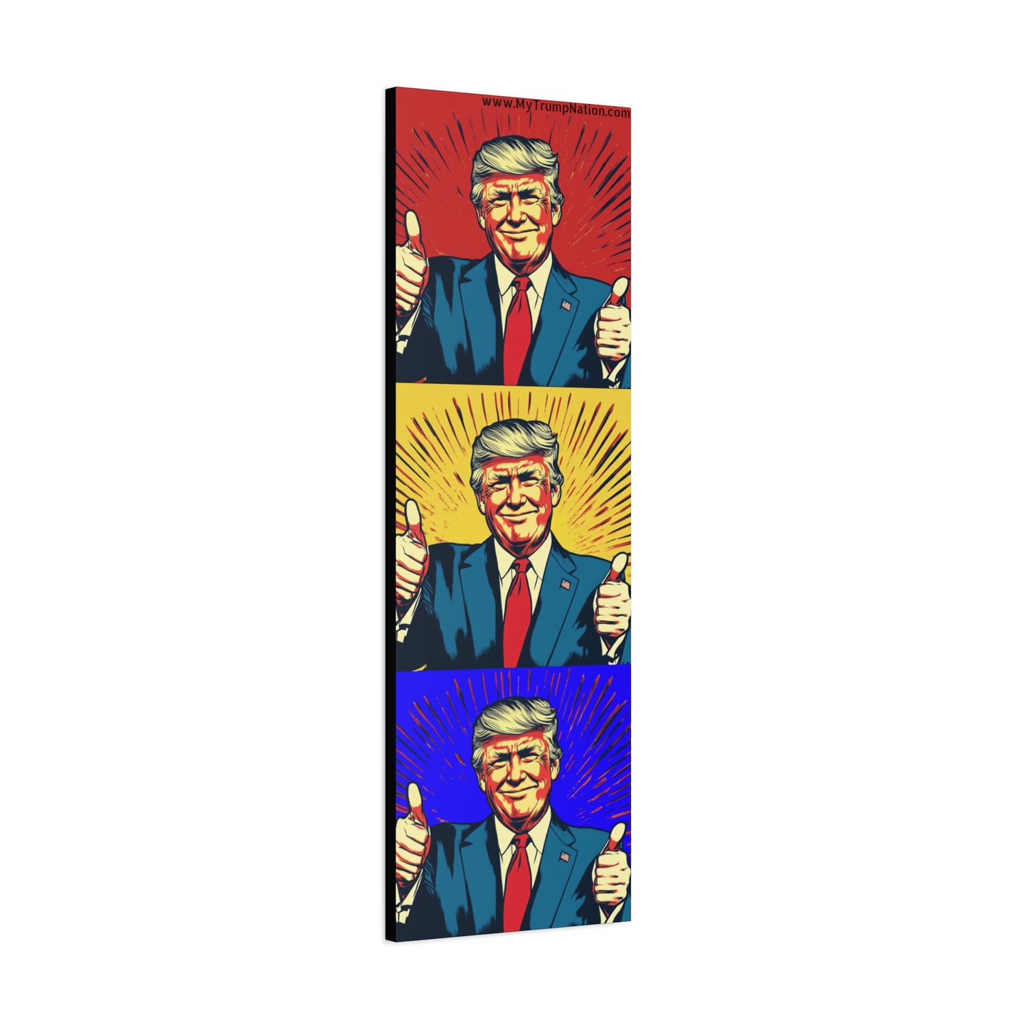 Trump Pop Art Canvas Wall Art - 1.25" Stretched Canvas Decor