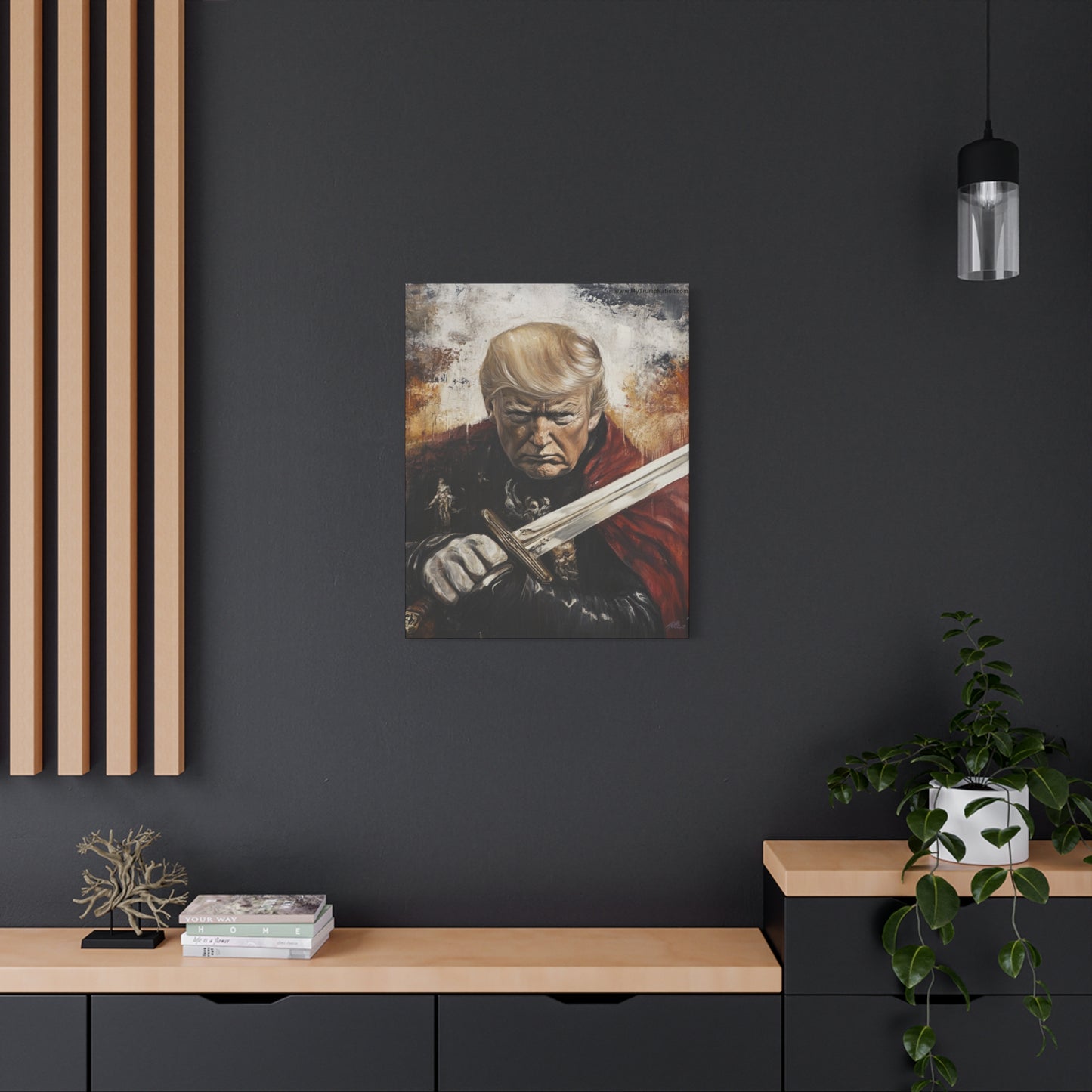 Heroic Canvas Art - Dramatic Portrait of a Leader
