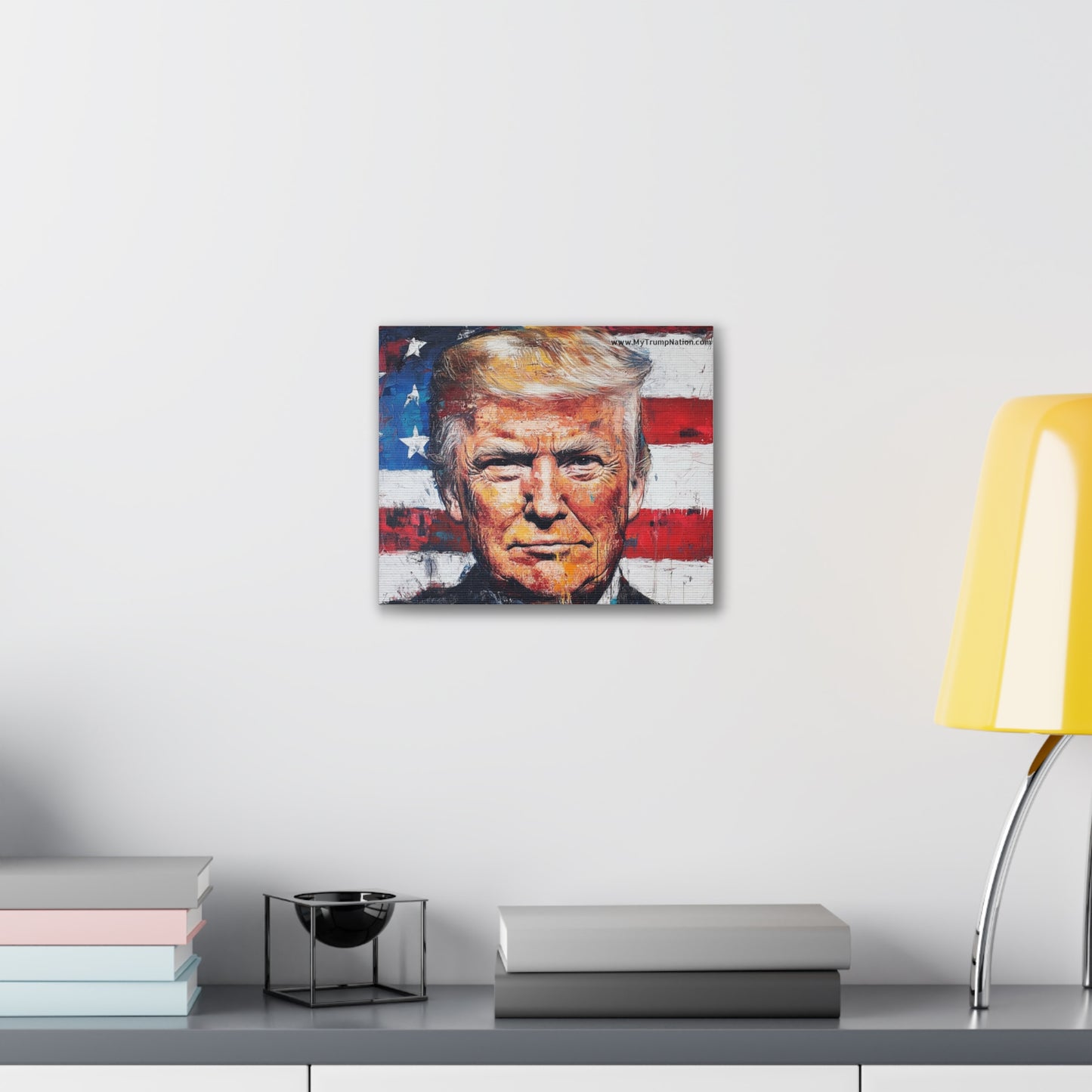 Donald Trump Patriotic Canvas Art