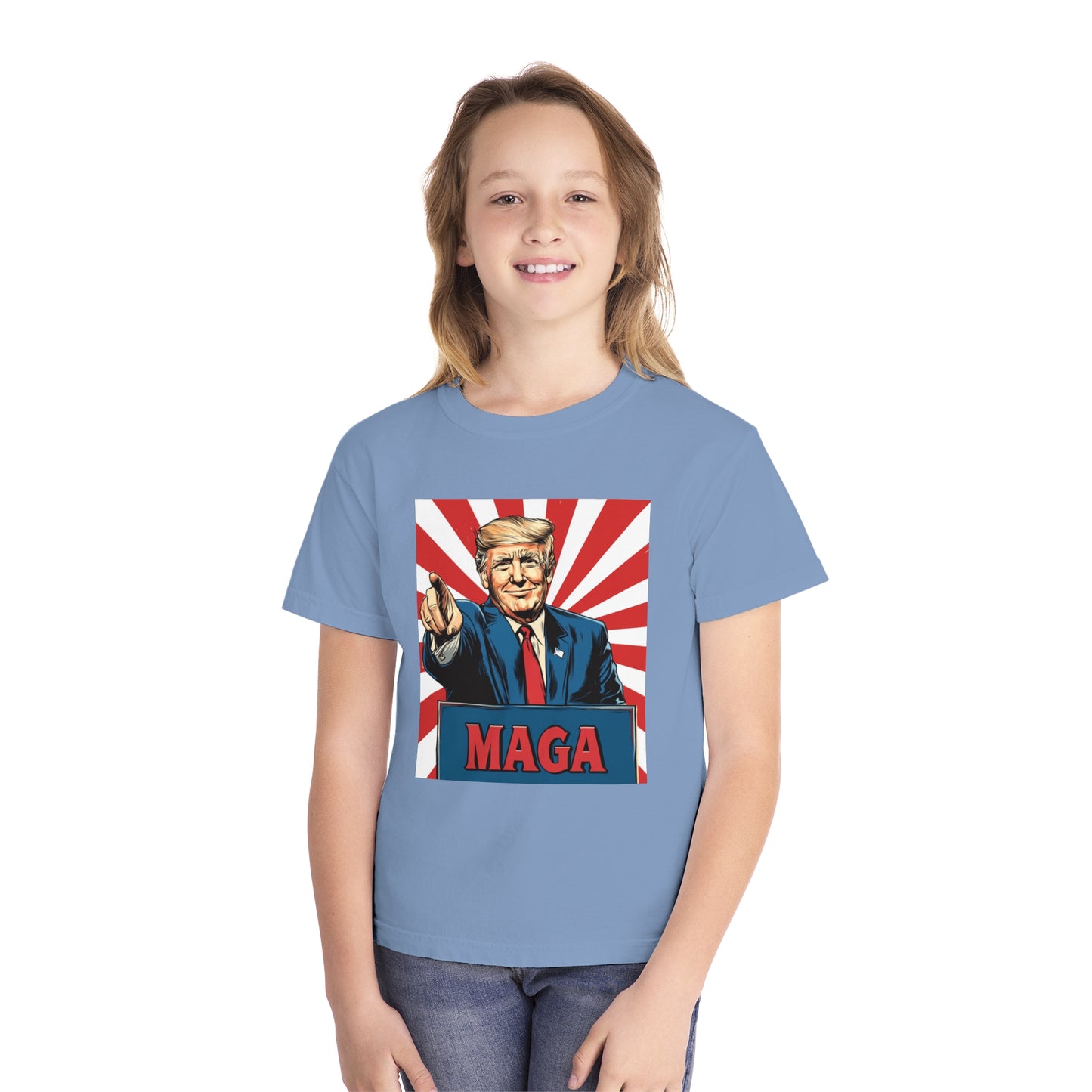 Youth Midweight Tee - MAGA Graphic T-Shirt for Kids