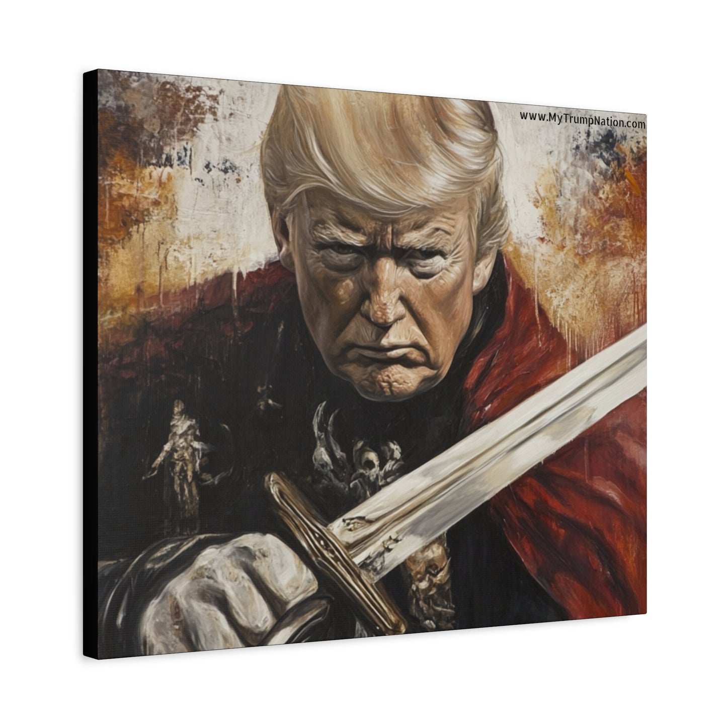 Heroic Canvas Art - Dramatic Portrait of a Leader
