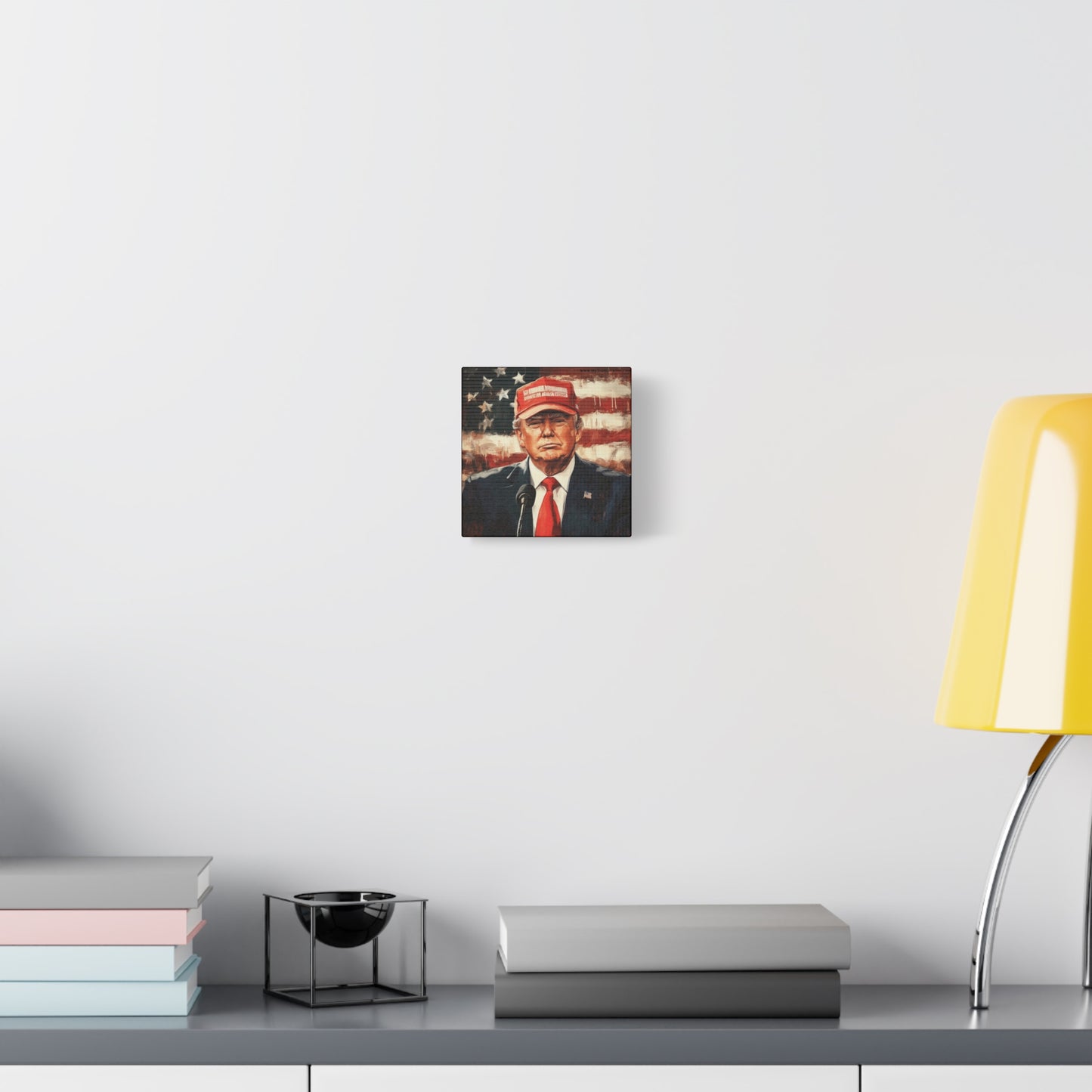 Patriotic Matte Canvas Art - Trump 2024 Wall Decor