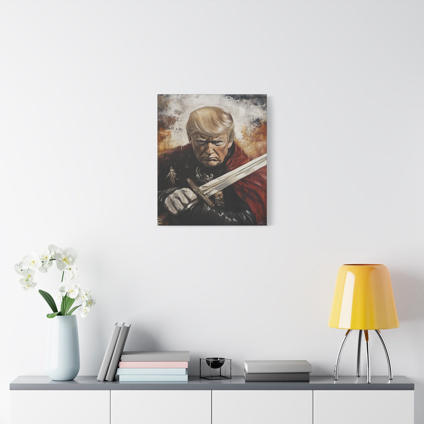 Heroic Canvas Art - Dramatic Portrait of a Leader
