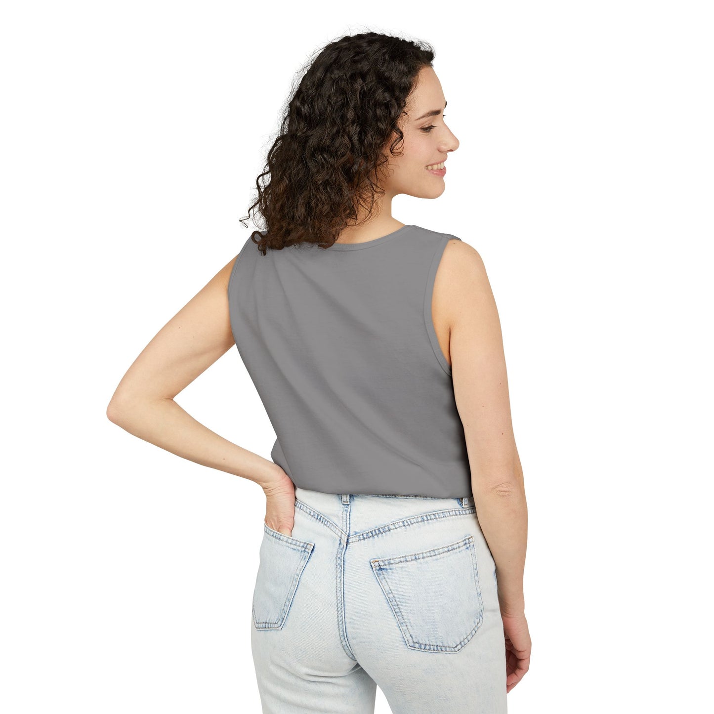 Unisex Garment-Dyed Tank Top - MAGA Graphic Tee for Political Enthusiasts