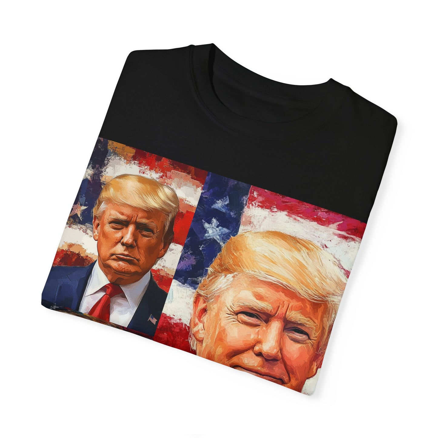 Donald Trump Patriotic Multi-Portrait T-Shirt