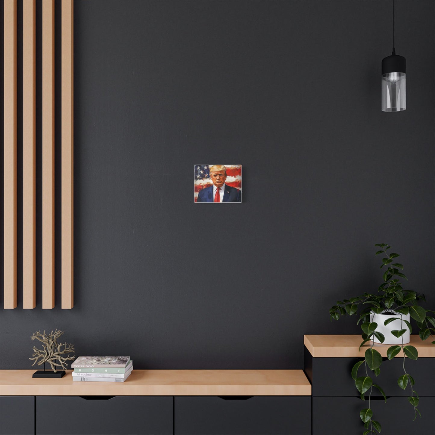 Donald Trump Patriotic Canvas Art