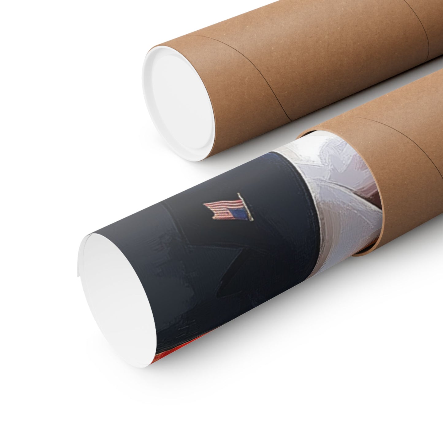 Patriotic Matte Vertical Poster - Bold Trump Artwork